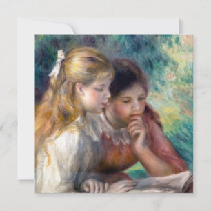 Convite Pierre-Auguste Renoir - A Leitura
