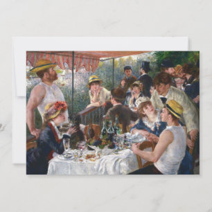 Convite Pierre-Auguste Renoir - Almoço dos Remadores
