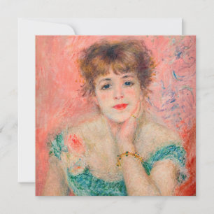 Convite Pierre-Auguste Renoir - Atriz Jeanne Samary
