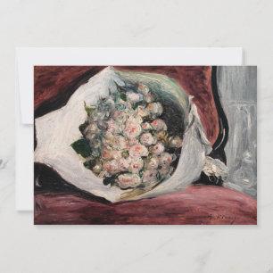 Convite Pierre-Auguste Renoir - Buquê em uma Caixa
