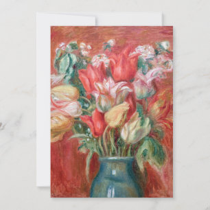 Convite Pierre-Auguste Renoir - Buquê Tulip