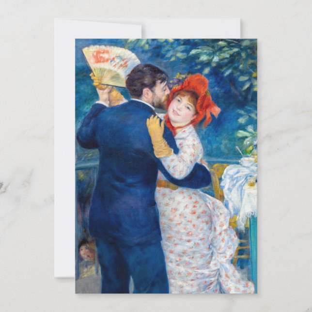 Convite Pierre-Auguste Renoir - Dança do País (Frente)