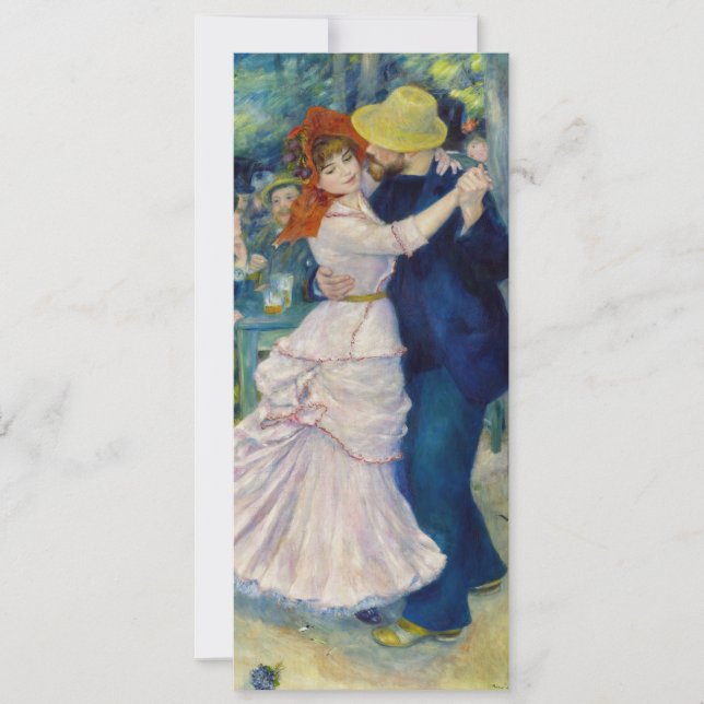 Convite Pierre-Auguste Renoir - Dança em Bougal (Frente)