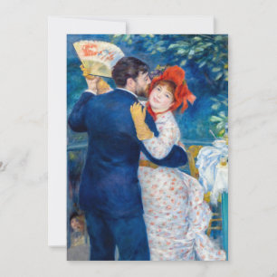 Convite Pierre-Auguste Renoir - Dança no Campo