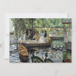 Convite Pierre-Auguste Renoir - La Grenouillere