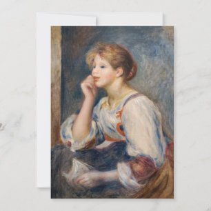 Convite Pierre-Auguste Renoir - Mulher com uma Carta