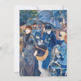 Convite Pierre-Auguste Renoir - Os Guarda-Chuvas