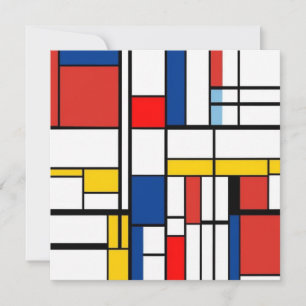 Convite Piet Mondrian