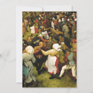 Convite Pieter Bruegel, o Velho - A Dança do Casamento