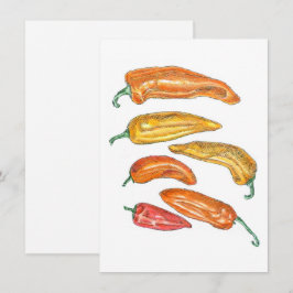 Convite Pimentos doces