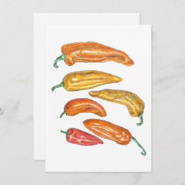 Convite Pimentos doces