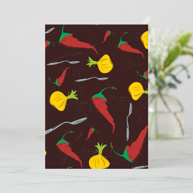 Convite Pimentos E Cebolas (Criador carregado)