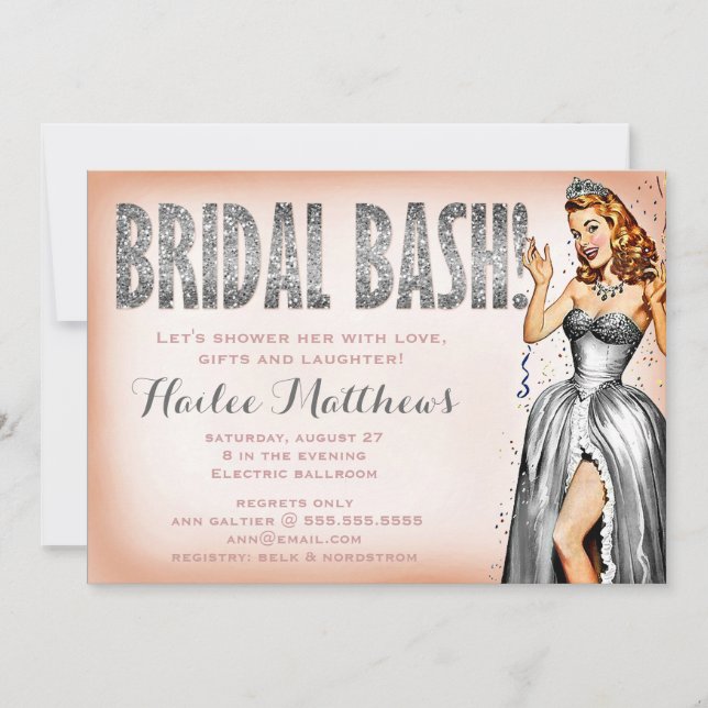 Convite Pin nupcial da festança 311 acima da faísca da (Frente)