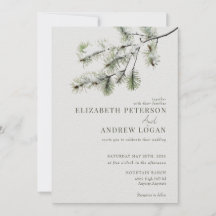 Pine Branch | Casamento de Floresta de Inverno