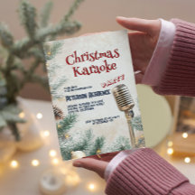 Pine Tree e Microfone Natal do Partido Karaoke