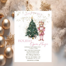 Convite Pine Tree,Presente,Stars Nutcracker Open House