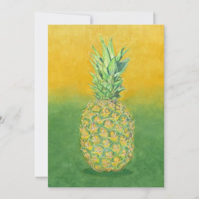 Convite Pineapple Art (Frente)