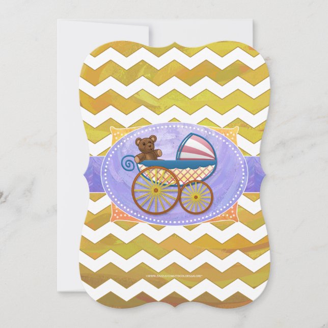 Convite Pineapple Baby Study (Frente)