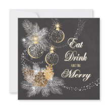 Pinecone Ornament Chalkboard Natal