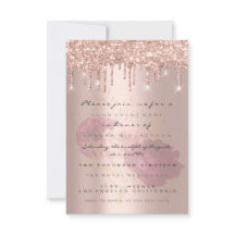 Pingo de Brilho Rosa Dourado Noivado Sweet 16 Mar