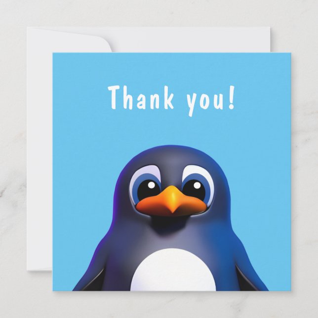 Convite Pinguim (Frente)