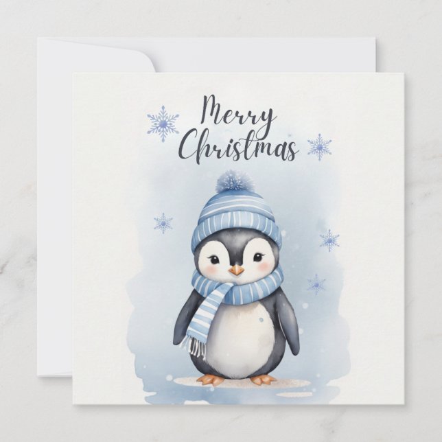 Convite "Pinguim Fofo" (Frente)