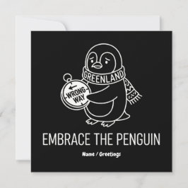 Convite Pinguim Perdido da Groenlândia Embrassa o Caminho 