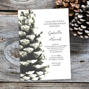 Convite Pinhão Natural em Brunch de Casamento no Pilar Bra