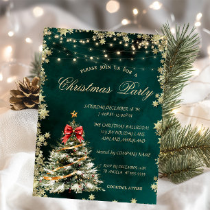 Convite Pinheiro de Natal,Estrelas Verde Empresa de Natal