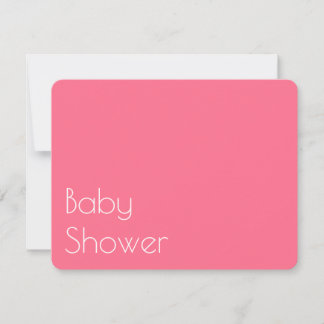 Convite Pink Floral Baby in Bloom Baby Shower Invitation