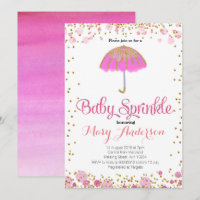 PINK GLITTER Baby Sprinkle