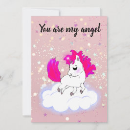 Convite Pink Magical and funny little pony