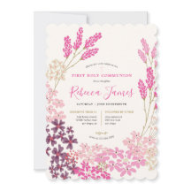 Pink Meadow First Santa Comunhão