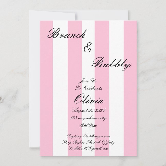 CONVITE PINO DE CHÁ DE PANELA BRUNCH E BUBBLY (Frente)