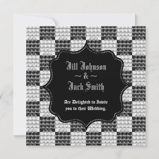 Convite Pintados de pincel (Casamento) (Frente)