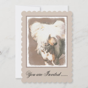 Convite Pintura Chinesa Sem Cabelo Penteada Original Dog A