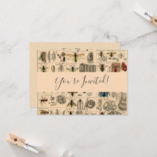 Convite Pintura De Abelhas Insetos Insetos Vaza Natureza N