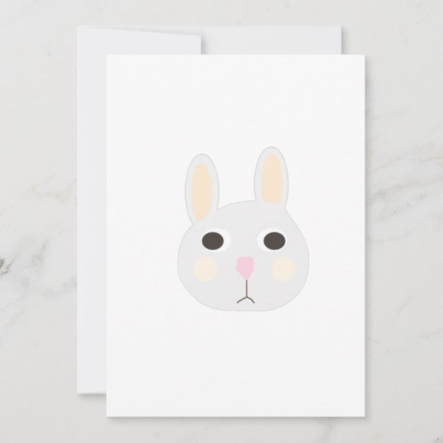 Convite pintura de coelhos (Frente)