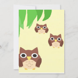 Convite pintura de coruja