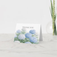 Pintura de Flor de Hortênsia Azul Obrigado