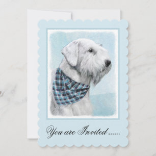 Convite Pintura de Sealyham Terrier - Arte de Cachorro Ori