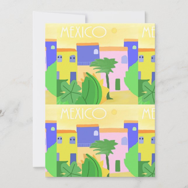 Convite Pintura do México (Frente)