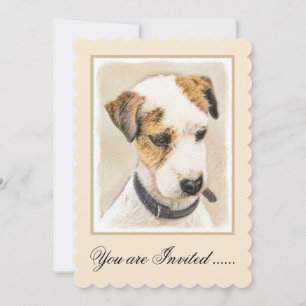 Convite Pintura do Parson Jack Russell Terrier - Arte Cani