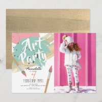 Pintura do Partido Popular Moderno GIrl Foto Anive