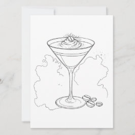 Convite Pintura e Gole de Espresso Martini Imagens