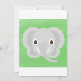 Convite pintura elefante