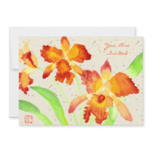 Pintura em Aquarela Cattleya