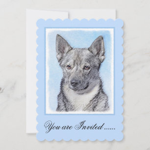 Convite Pintura em Vallhund, na Suécia - Arte Cão Origin