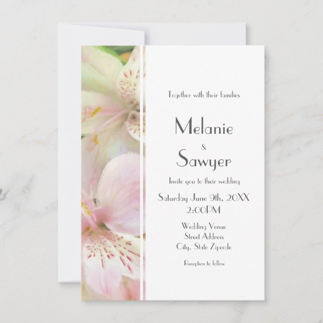 Convite Pintura Soft Alstromera (Frente)