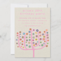 Pintura Única de Árvore Abstrata de Artista